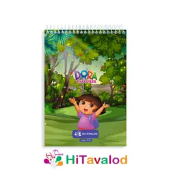 دفتر نقاشی 60 برگ مدل دورا کد N118