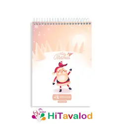 دفتر نقاشی 60 برگ مدل کریسمس کد N120