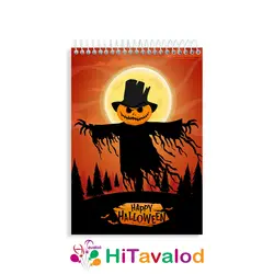 دفتر نقاشی 60 برگ مدل هالووین کد N126
