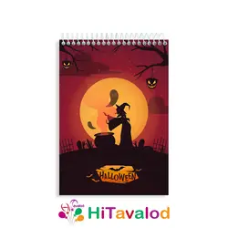 دفتر نقاشی 60 برگ مدل هالووین کد N127