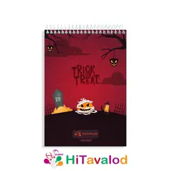 دفتر نقاشی 60 برگ مدل هالووین کد N127