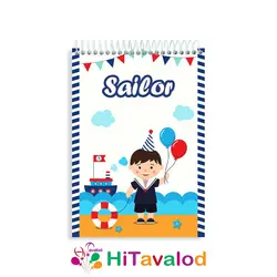 دفتر نقاشی 60 برگ مدل ملوان کد N134