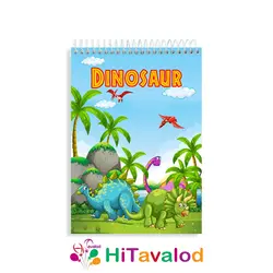 دفتر نقاشی 60 برگ مدل دایناسور کد N139