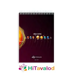 دفتر نقاشی 60 برگ مدل فضانورد کد N174
