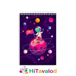 دفتر نقاشی 60 برگ مدل فضانورد کد N171