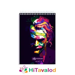 دفتر نقاشی 60 برگ مدل جوکر کد N186