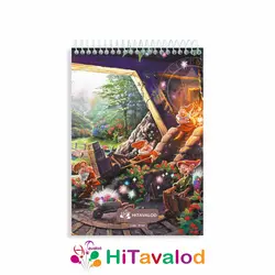 دفتر نقاشی 60 برگ مدل سفید برفی کد N182