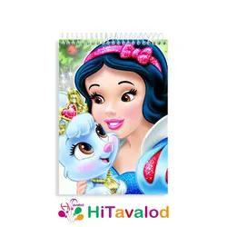 دفتر نقاشی 60 برگ مدل سفید برفی کد N181