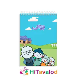 دفتر نقاشی 60 برگ مدل ببعی کد N204