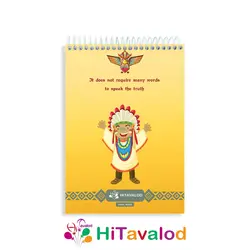 دفتر نقاشی 60 برگ مدل سرخپوست کد N203