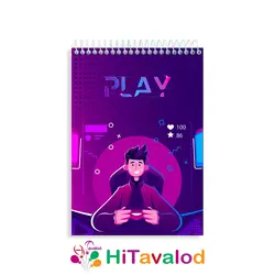 دفتر نقاشی 60 برگ مدل گیم کد N198