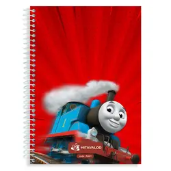 دفتر خط دار 60 برگ مدل توماس کد N301