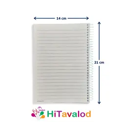 دفتر خط دار 60 برگ مدل توماس کد N301