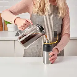 فلاسک استیل نیم لیتر مدل HETLEVRAD ایکیا | هومکده | فروشگاه اینترنتی وسایل خانه آشپزخانه ایکیا اصل