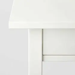 میز پاتختی سفید مدل HEMNES ایکیا | هومکده | فروشگاه اینترنتی وسایل خانه آشپزخانه ایکیا اصل