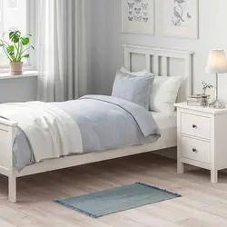 پادری ریشه دار 55x85 سانت آبی نفتی مدل SORTSO ایکیا | هومکده | فروشگاه اینترنتی وسایل خانه آشپزخانه ایکیا اصل