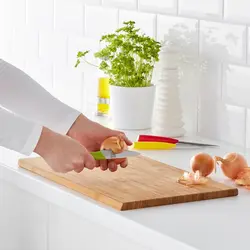 قیمت مناسب خرید ست چاقو آشپزخانه 3 تکه با دسته رنگی ایکیا