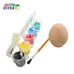 رنگ و تخم مرغ سفالی آرتینا مجموعه 6 عددی