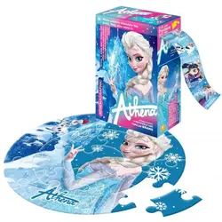 پازل دایره ای 20 تکه آتنا طرح Frozen Elsa