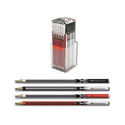 مداد مشکی فابر کاستل Faber Castell طرح زیپ بدنه مثلثی HB