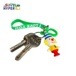 جاسوئیچی فانتزی سیلیکونی طرح دلقک سبز