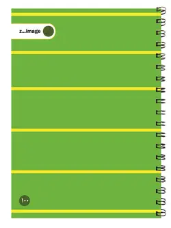 دفتر مقوایی سیمی 100 برگ زیماژ کد 4108