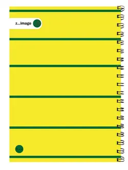 دفتر مقوایی سیمی 100 برگ زیماژ کد 4106