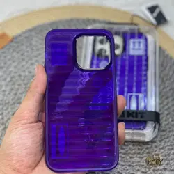 قاب یانگ کیت پافر بنفش آیفون ۱۳پرومکس،آیفون۱۴پرومکس Youngkit Fluorite iphone 13/14promax