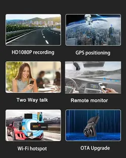 مینی دوربین خودرو نامحسوس سیم کارت خور 4G | k18-F | ایمن باش