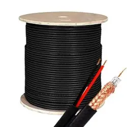 کابل ترکیبی دوربین مداریسته مس مغزی 0.7 شیلد 96 رشته 305 متری