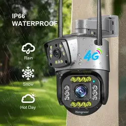 دوربین مداربسته سیمکارتی دولنز تحت شبکه مدل SF4-SIMCARD 4G DUAL LENS PRO