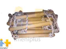 نردبان طنابی چوبی