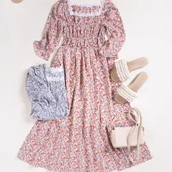 پیراهن گلدار A00294