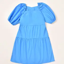 پیراهن آستین پفی A00264