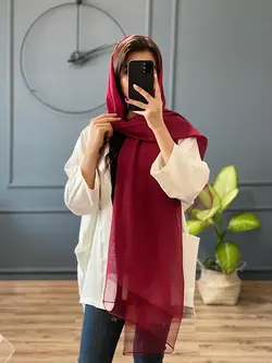 شال لینن مجلسی حاشیه تور