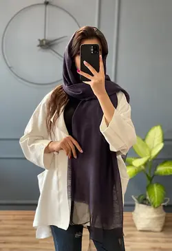 شال لینن مجلسی حاشیه تور