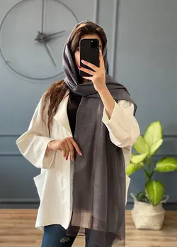 شال لینن مجلسی حاشیه تور
