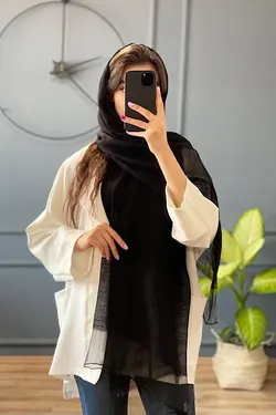 شال لینن مجلسی حاشیه تور