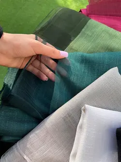 شال لینن مجلسی حاشیه تور