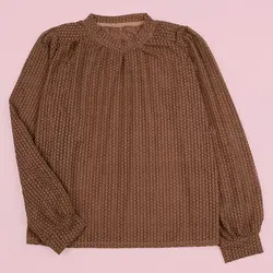 شومیز یقه فرنچ توری(B00240)