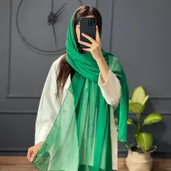 شال حریرنخ مجلسی حاشیه پولک