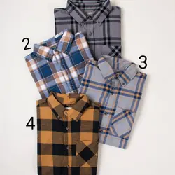 پیراهن چهارخونه مردانه (m002)