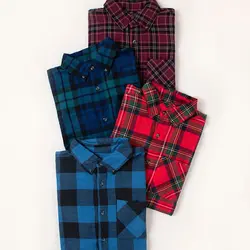 پیراهن چهارخونه مردانه (m002)