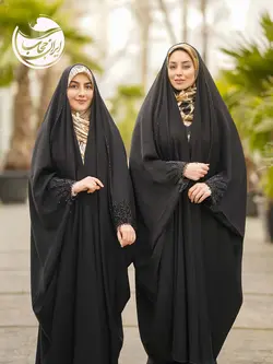 چادر عبا طرح جواهردوزی کاکتوس