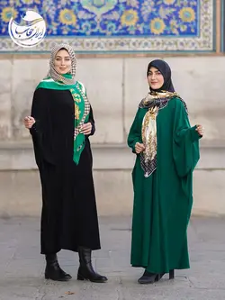 مانتو عبایی مدل آلاله