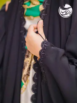 چادر عبا گلدوزی مدل نورا