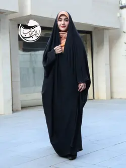 چادر عبا گلدوزی قلبی