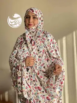 چادر نماز کودری طرح پر