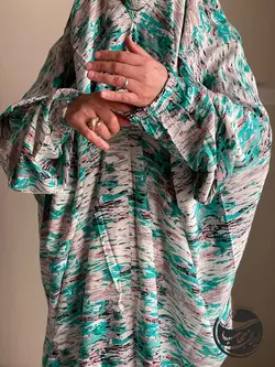 چادر نماز کودری طرح چشمه