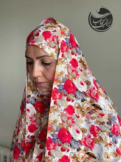 چادر نماز کودری طرح دینا